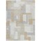 Homeroots 10' X 14' Ivory Beige And Gray Geometric Washable Indoor Outdoor Area Rug 613222 - alternate 4