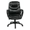 Office Star Managerial Chair Desk Chair, Fixed Arms, 19" to 22" Height, Leather, Black FL660-U6 - alternate 2