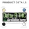 Signmission Delta 9 THC Available Here, 18 Inch x 48 Inch, Vinyl Banner B-30539 - alternate 3