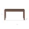 Homeroots 35" Espresso Solid Wood Dining Table 506620 - alternate 3