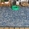 Jonathan Y Tela Bohemian Textured Weave Floral Navy/Gray 5 ft. x 8 ft. Indoor/Outdoor Area Rug SMB100B-5 - alternate 2
