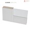 Sartodoors Barn Interior Door, 32" x 80", Gray QUADRO4055S-WS-32 - alternate 1