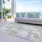Homeroots 10' X 14' Ivory Beige And Gray Geometric Washable Indoor Outdoor Area Rug 613222 - alternate 5