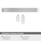 Amerock Premise 5-1/16 inch (128mm) Center-to-Center Polished Chrome Cabinet Pull, 10PK 10VMP3684526 - alternate 2