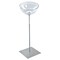 Azar Displays Pedestal Bowl Display Floor Stand with Single 12in Diameter Bowl on Square Metal Base 700972 - alternate 1