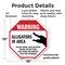 Signmission Warning Alligators in Area Do Not S, 10 Inch X 10 Inch, Plastic Sign OC-P-10-339 - alternate 2