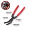 Performance Tool 45 Degree Offset Automotive Trim Clip Pliers W86559 - alternate 2