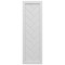 Ekena Millwork True Fit PVC Single Panel Herringbone Modern Style Fixed Mount Shutters, White, 18W x 60H, PR TFP001HB18X060WH - alternate 3