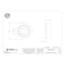 Dayton Radial Ball Bearing, R3 Industry Number, Double Sealed, 3/16 in Dia, Alloy Steel 1ZGE5 - alternate 2