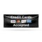 Signmission Credit Cards Accepted, 18 Inch x 48 Inch, Vinyl Banner B-30533 - alternate 1