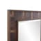 Homeroots 60" Brown Framed Full Length Hanging Mirror 401214 - alternate 2
