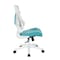 Office Star Products Ventilated Seating White Screen Back Manager's Chair, Linen Turquoise EM60926WH-F28 - alternate 2