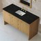 James Martin Vanities Hudson 60" Single Vanity, Light Natural Oak, w/ 3 CM Phantome Eclos Top 435-V60S-LNO-3PHT - alternate 2