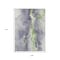 Homeroots 9' X 12' Lavender And Lime Green Abstract Washable Indoor Outdoor Area Rug 618518 - alternate 3