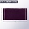 Lavish Home Bath Towels 2PC 100% Cotton Towel Set Extra Large Quick Drying Bath Towels Absorbent Bath Sheets 67-0022-EBS - alternate 3
