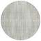 Homeroots 8' Sage And Ivory Round Striped Washable Indoor Outdoor Area Rug 631559 - alternate 3