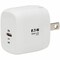 Tripp Lite series Compact 1-Port USB-C Wall Charger - GaN Technology, 20W PD 3.0 Charging, White U280-W01-20C1-G - alternate 1