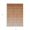 Homeroots 5' X 8' Copper And Beige Ombre Washable Indoor Outdoor Area Rug 595824 - alternate 2
