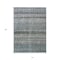 Homeroots 10' X 14' Teal Blue Light Blue And Gray Striped Washable Indoor Outdoor Area Rug 605698 - alternate 3