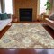 Homeroots 10' X 14' Ivory Gold And Gray Southwestern Washable Indoor Outdoor Area Rug 632274 - alternate 3