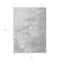 Homeroots 5' X 8' Silver Gray And Ivory Abstract Washable Indoor Outdoor Area Rug 582225 - alternate 2
