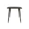 Homeroots 36" Brown Square Solid Wood And Metal Dining Table 488592 - alternate 1