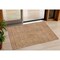 Homeroots 3' X 5' Copper Brown And Beige Geometric Washable Indoor Outdoor Area Rug 594533 - alternate 1
