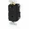 Leviton Lev-Lok GFCI 15A TR HG PI Black MGFT1-HGE - alternate 1