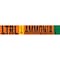 Brady LTRL LIQ AMMONIA LOW Pipe Marker, 2.25in H x 14in W, Fits Pipes 2.5in Dia. Thru 7.875in Dia. 145858 - alternate 1