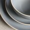Gibson Home Rockaway 12 Piece Stoneware Dinnerware Set in Matt Grey 118319.12 - alternate 2