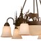 Vaxcel Yellowstone 9 Light Bronze Rustic Moose Chandelier CH55606BBZ - alternate 3