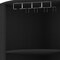 Homeroots 18in Black Wood Corner Bar Cabinet With Two Doors 479252 - alternate 2