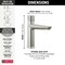 Delta Galeon: Single Handle Bathroom Faucet 573-SS-PR-LPU-DST - alternate 3