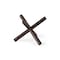 Homeroots 5" Brown Rustic Metal X Decorative Tabletop Sculpture 392485 - alternate 1