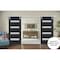 Sartodoors Sturdy Double Barn Door with Frosted Glass 64x84 (2* 32x84) Solid Core Modern Interior VEREGIO7455DB-S-ANT-6484 - alternate 1