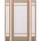 Doornmore G10302, 65.25" x 82" ( 36" Door + 2x12" Side) Left Hand, Mahogany SDL 3 Lite Exterior Door G10302-SW-3680-G10302-SL_1-2_LI - alternate 1
