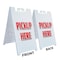 Signmission Pickup Here, A-Frame & 2 Decals Installed, Heavy-Duty Plastic Frame SBHD-D-2436-Pickup Here - alternate 2