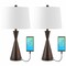 Jonathan Y Colton 26" French Country Farmhouse Iron LED Table Lamp with USB Charging Port, Oil Rubbed Bron, 2PK JYL4046C-SET2 - alternate 2