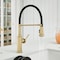 Blanco Empressa Semi-Pro 1.5 GPM, Satin Gold 442982 - alternate 4