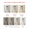 Vevor Lighted Medicine Cabinet with 2-Side Mirror 20 x 26 in Recessed Wall Mount CAS-305 - alternate 2