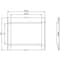Siemens cover frame for door cutout 104.6 x 70.7mm WxH accessory for: circuit 3VA9163-0SB10 - alternate 2