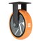 Vestil Polyurethane Rigid Caster 8 In. Diameter x 2 In. Width 925 Lb. Capacity Orange/Silver CST-E6-8X2PUP-R - alternate 2