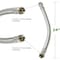 Ironwerks Designs 1/4" OD x 1/4" OD x 24" Stainless Steel Ice Maker Connector, 5PK ICE1002-5PK - alternate 3