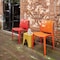Lagoon Mallorca Stackable Rattan Top Side Table/Ottoman, 2PK 7033YF-ASLGS - alternate 2
