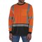 Ergodyne M Orange Class 3 Hi-Vis Long Sleeve Shirt Black Bottom 8369BK - alternate 1