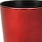 Homeroots 5in Red Recycled Plastic Indoor Outdoor Round Pot Planter 488247 - alternate 3