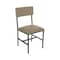 Bfm Seating Meghan Side Chair, Grade 4 Upholstered Seat & Back - Steel Frame - Sand Black Finish JS33CM2150-2150SB - alternate 1