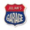 Signmission Julian's Garage, 6 Inch X 6 Inch, Plastic Sign SHI-P-6-383-JULIAN - alternate 1
