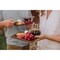 Picnic Time Family Of Brands Rectangle Wine Appetizer Plate Set of 4, Stained Parawood 875-04-505-000-0 - alternate 5