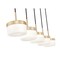 Z-Lite Renaud Modern Gold 5 Light Linear Chandelier 827P6-5L-MGLD-LED - alternate 2